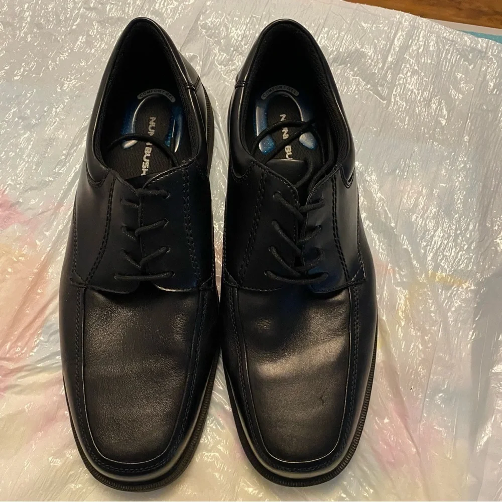Nunn Bush shoes Marvin St Oxford black leather SZ.12 M NWOT No box